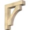 Ekena Millwork Westlake Block Rough Sawn Bracket w/ Offset Brace, Douglas Fir, 8"W x 36"D x 40"H BKT0806X36X40WTL05RDF - alternate 1